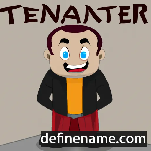 cartoon of the name Tameqrant