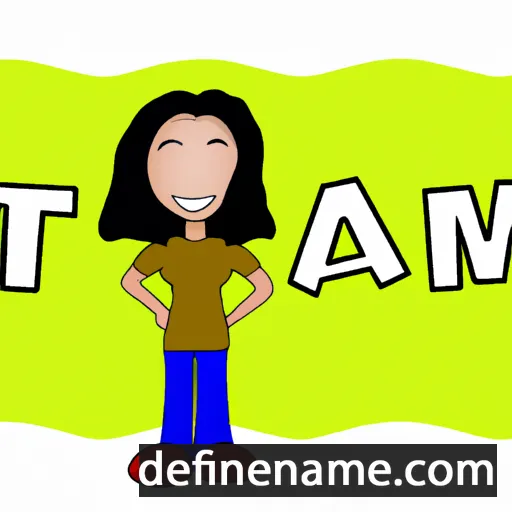 cartoon of the name Tami