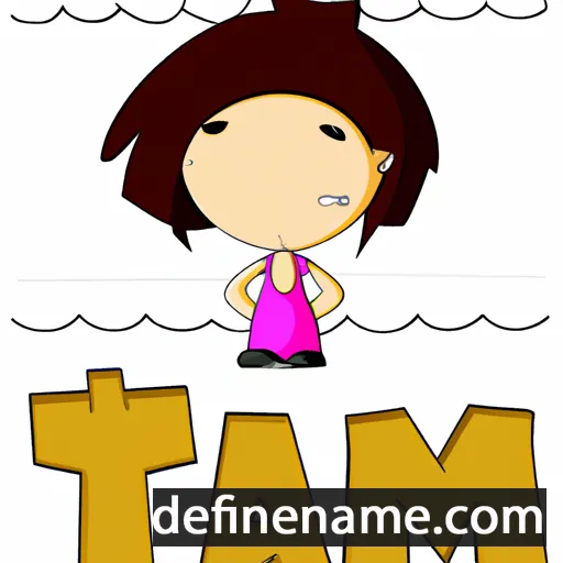 cartoon of the name Tami