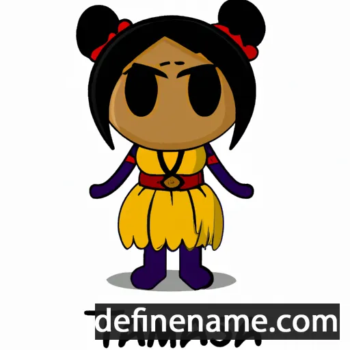 cartoon of the name Tamiasisa