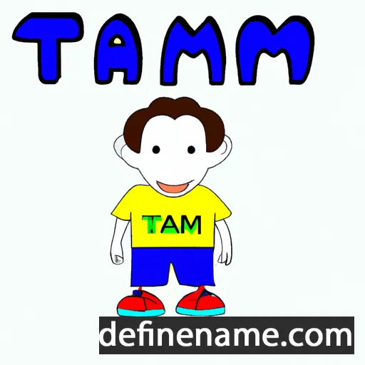 cartoon of the name Tamim