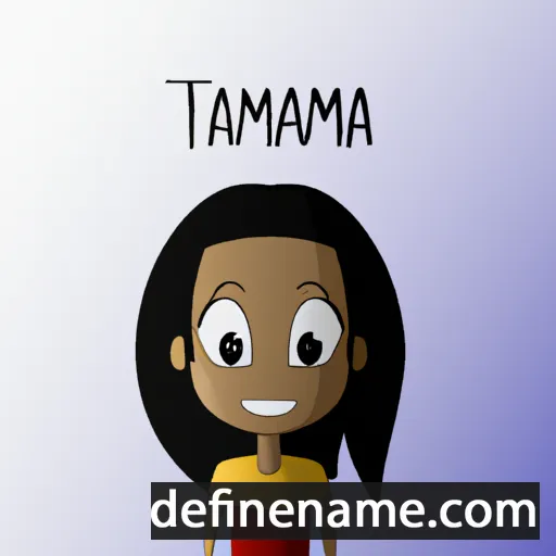 cartoon of the name Tamina