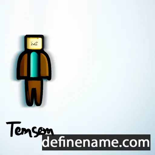 cartoon of the name Tamisen