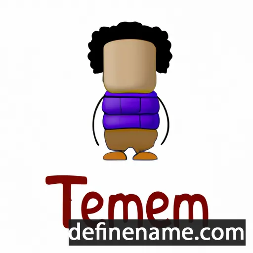 cartoon of the name Tamlen