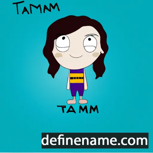 cartoon of the name Tamlyn