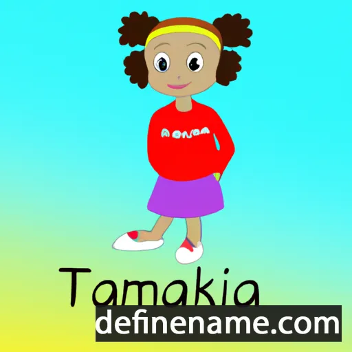 cartoon of the name Tammika