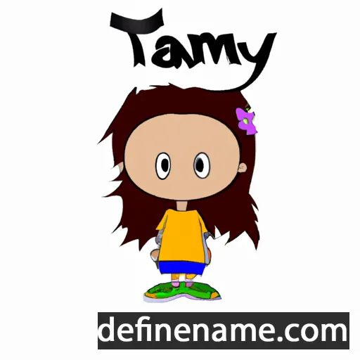 cartoon of the name Tammye