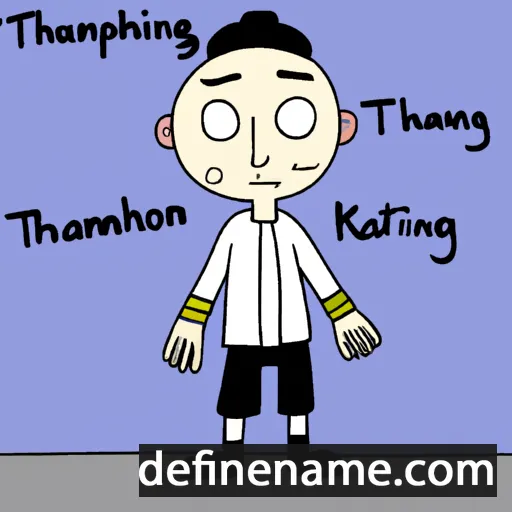 cartoon of the name Tamningthou