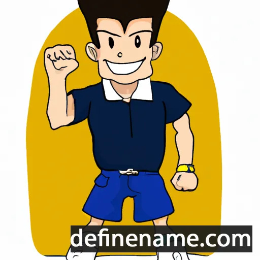 cartoon of the name Tamoki