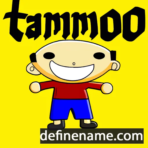 cartoon of the name Tamong