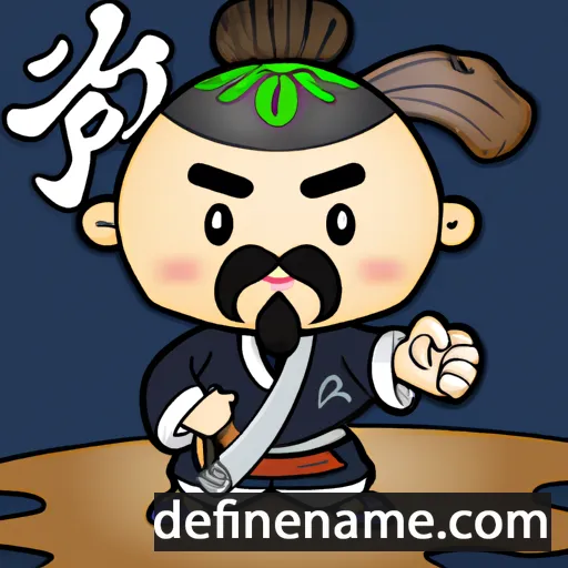 cartoon of the name Tamotsu