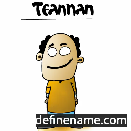 cartoon of the name Tamren