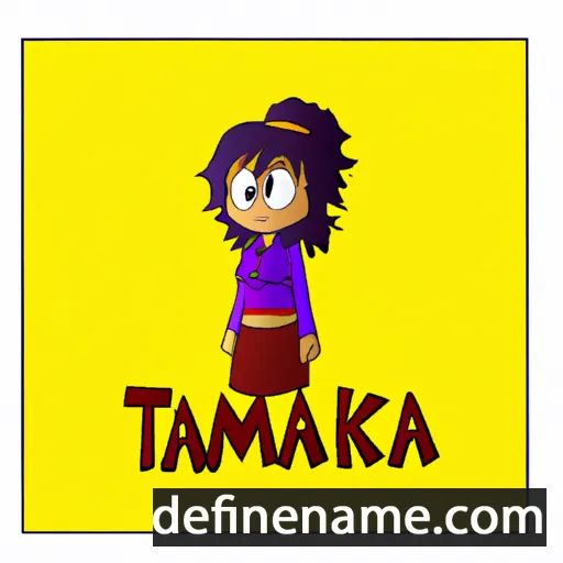 cartoon of the name Tamrika