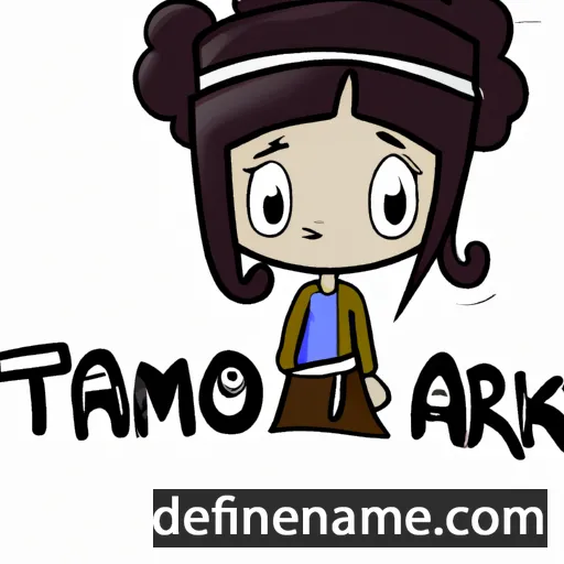 cartoon of the name Tamriko