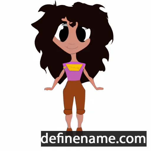 cartoon of the name Tamrine