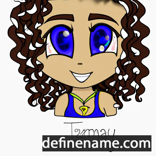 cartoon of the name Tamryn