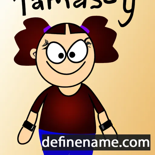 cartoon of the name Tamsey