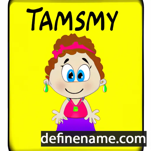 cartoon of the name Tamsy