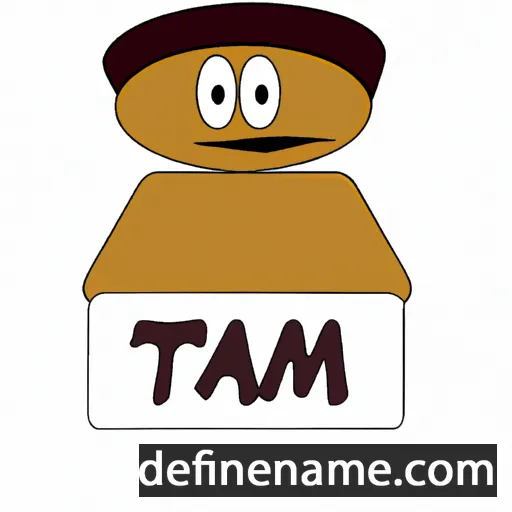 cartoon of the name Tamu