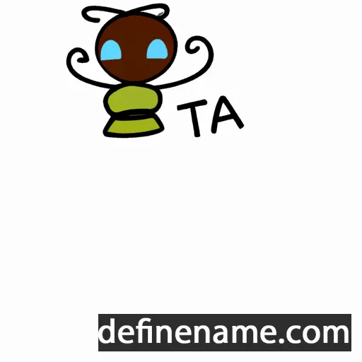 cartoon of the name Ta-ra