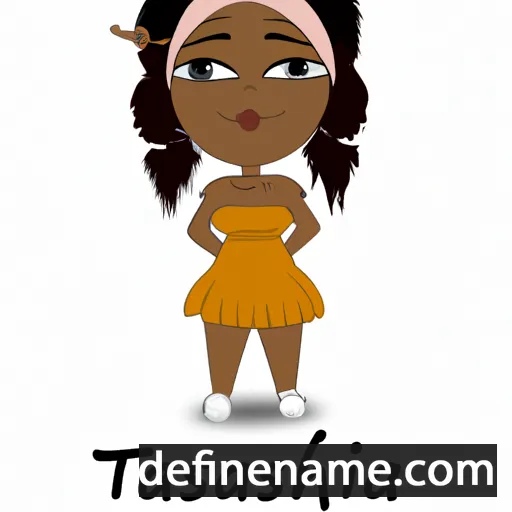 cartoon of the name Ta-tanisha