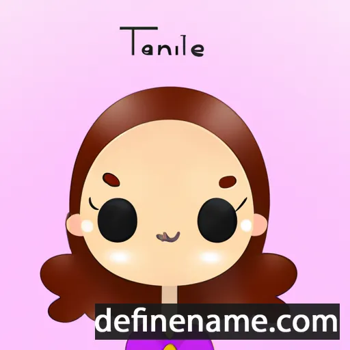 cartoon of the name Tâniale