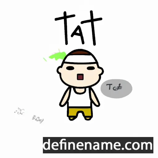 cartoon of the name Tất