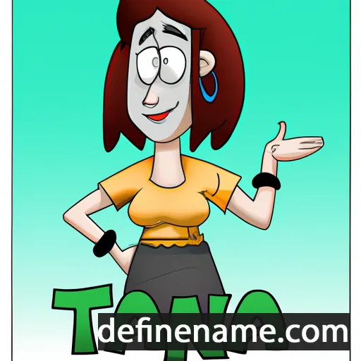 cartoon of the name Tana