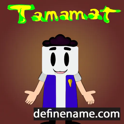 cartoon of the name Tanamart