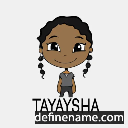 cartoon of the name Tanaysia