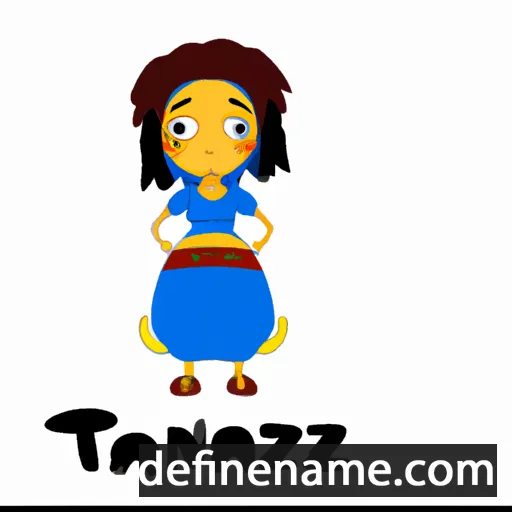 cartoon of the name Tanazârt