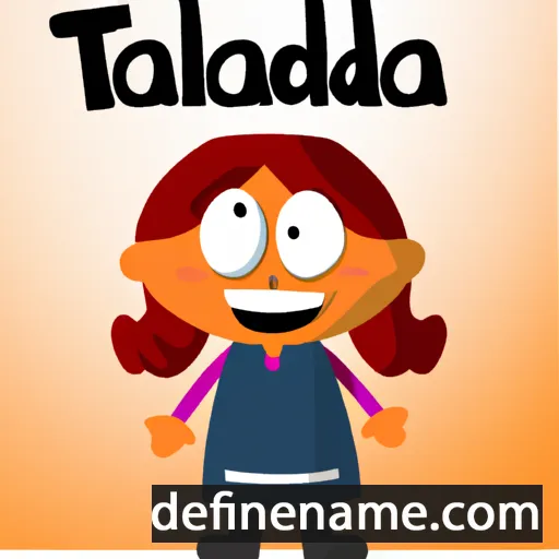 cartoon of the name Tandila