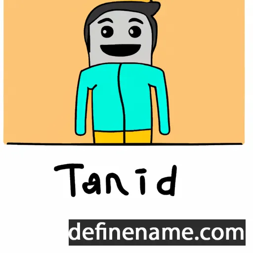 cartoon of the name Tandin