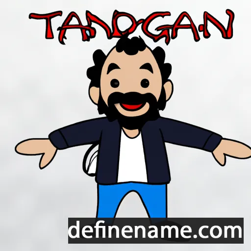 cartoon of the name Tandoğan