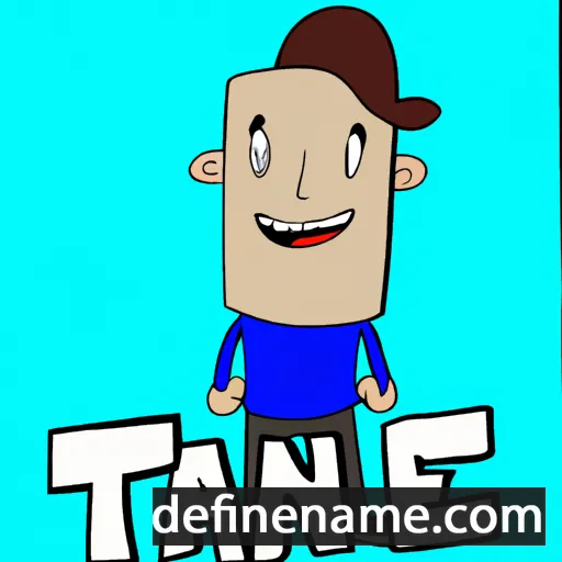 cartoon of the name Tane