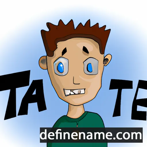 cartoon of the name Tane