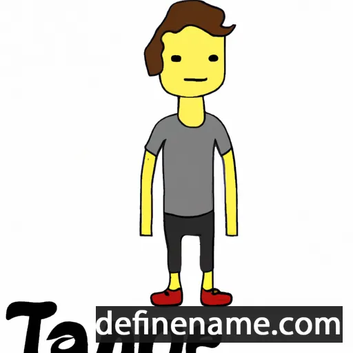 cartoon of the name Tane