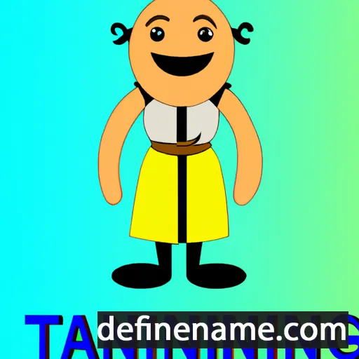 cartoon of the name Tangakin