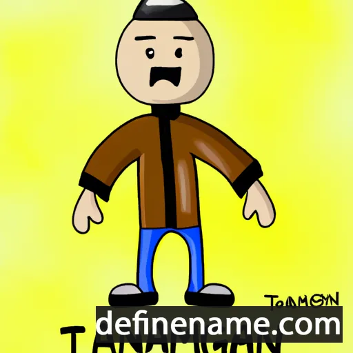 cartoon of the name Tangman