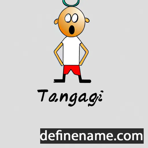 cartoon of the name Tangri