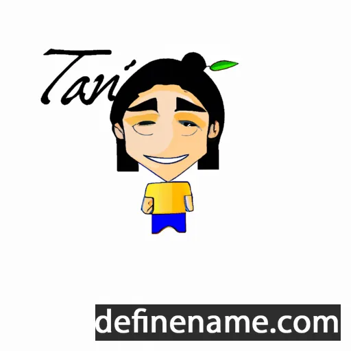 cartoon of the name Tani