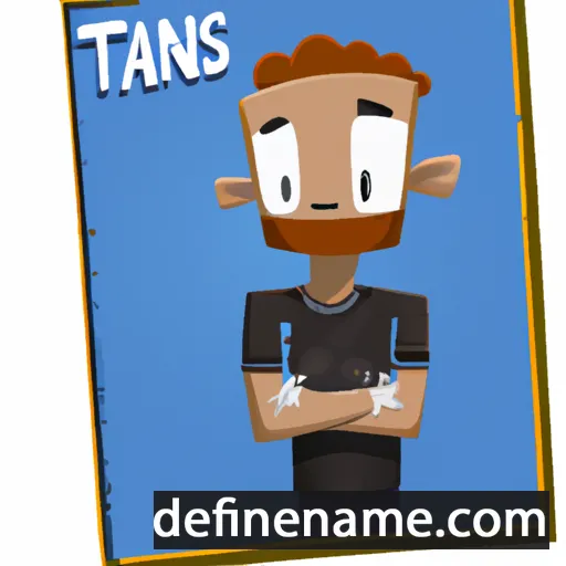 cartoon of the name Tanis