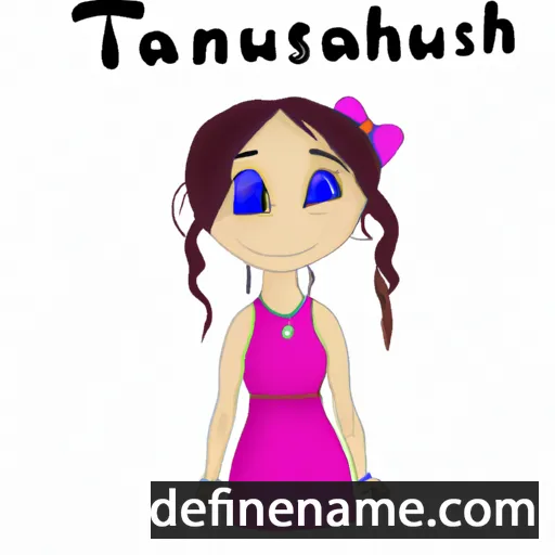 cartoon of the name Taniusha