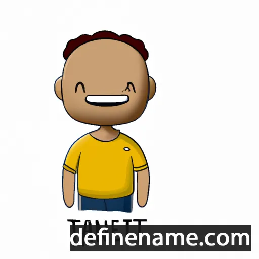 cartoon of the name Tanmeet