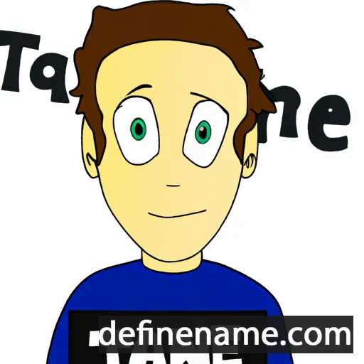 cartoon of the name Tanne