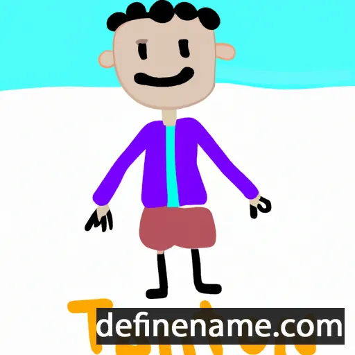 cartoon of the name Tannon