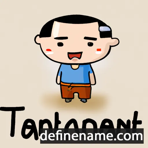 cartoon of the name Tantawan