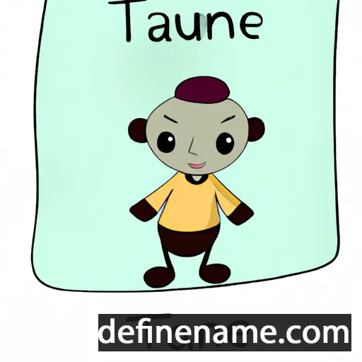 Tanue cartoon