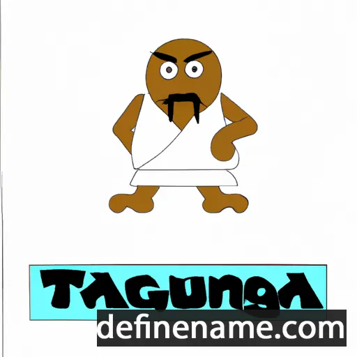 Tanugatoa cartoon