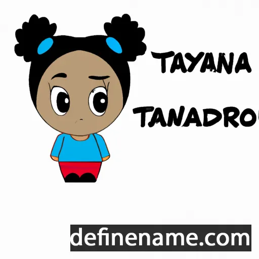 Tanyaradzwa cartoon